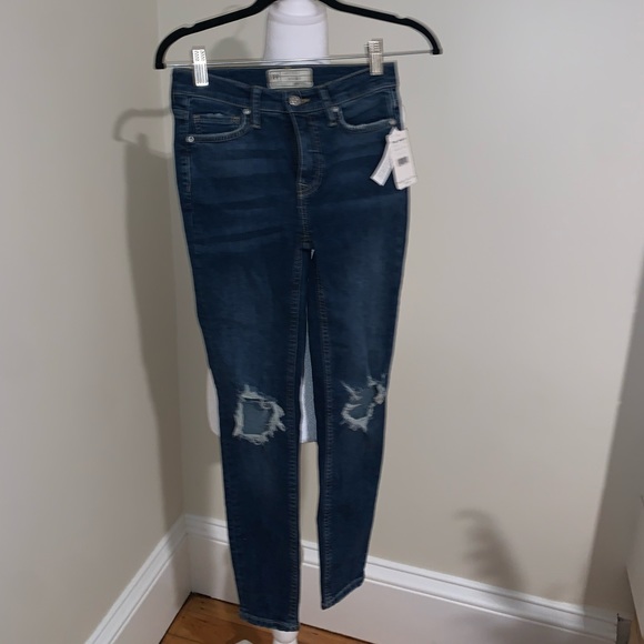 NWT free people busted knee jeans size 25 - Picture 6 of 8